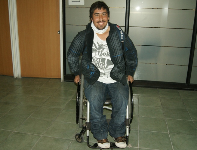 Diego Pérez, tenista paralímpico nacional