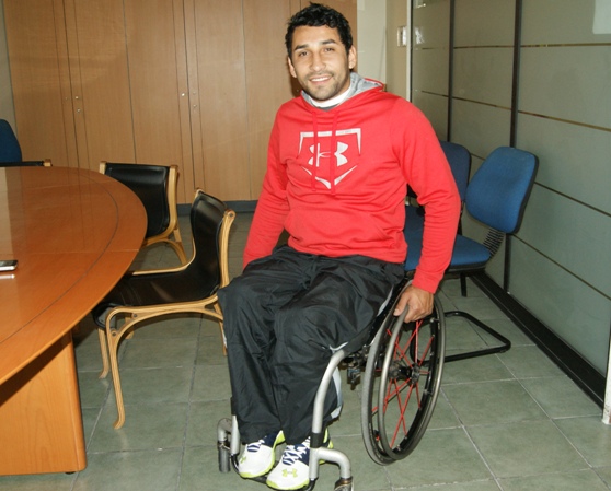Robinson Méndez, tenista paralímpico N° 1 de Chile