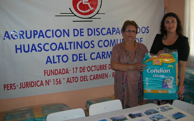 Directora Regional del Senadis Atacama realiza entrega a Agrupación Discapacitados Huasco Altinos