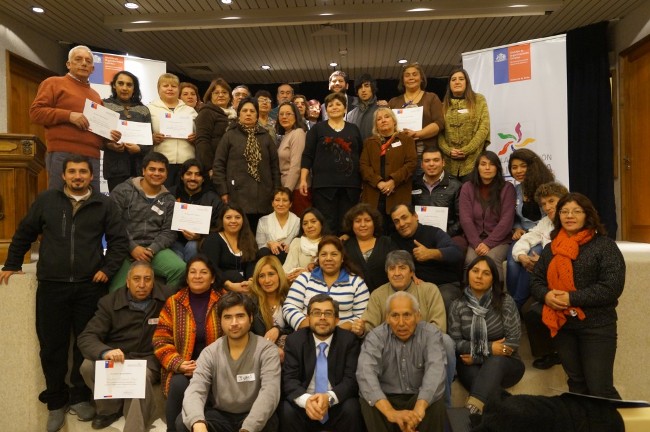 Representantes de organizaciones comuna Pedro Aguirre Cerda en jornada para Dirigentes Sociales.