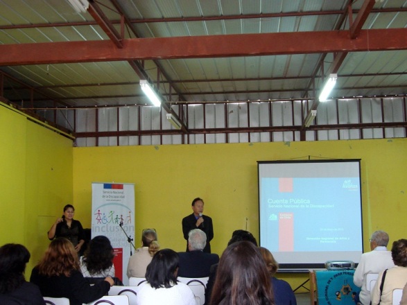 Director Regional de Senadis Arica y Parinacota presentó Cuenta Pública 2012