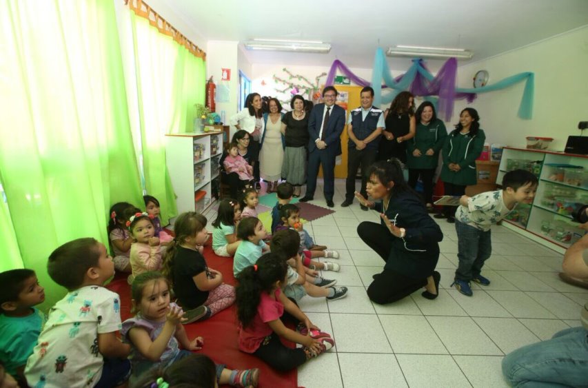 Jardín infantil de La Calera promueve la inclusión social de niños y niñas a través del Programa de Atención Temprana del SENADIS