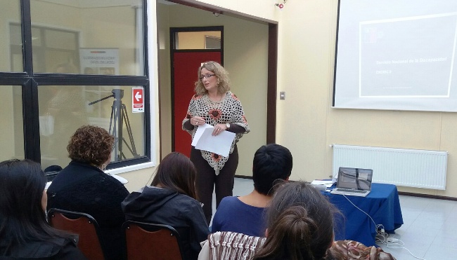 Directora Regional de Senadis presenta cifras del II Estudio Nacional de la Discapacidad.