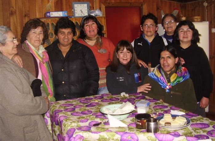 Directora Regional con la Agrupación de Discapacitados de Chile en Chol Chol