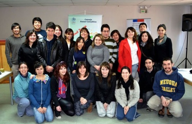 Jóvenes que participaron en el ciclo de capacitaciones organizadas por el Consejo Consultivo de Salud Joven