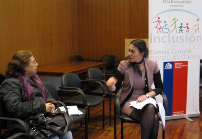 Directora regional de Senadis, en conjunto con representantes del Gob. Regional y organizaciones de y para personas con discapacidad discuten bases del II Concurso Nacional de Proyectos 