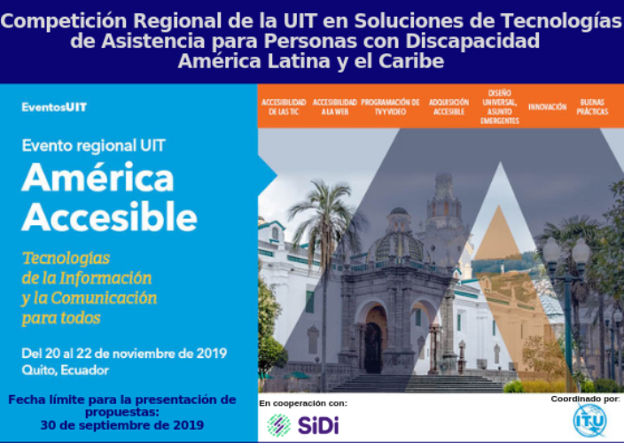 Competición Regional en Soluciones de Tecnologías de Asistencia para Personas con Discapacidad en América Latina y el Caribe