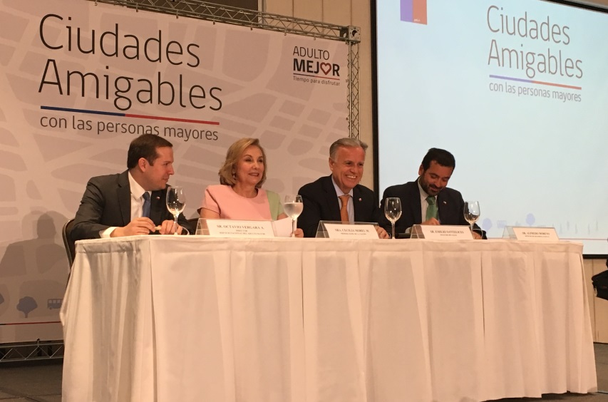 Primera Dama inauguró junto al subsecretario Villarreal inédito Seminario Internacional “Ciudades Amigables con las Personas Mayores”
