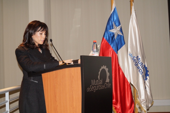 Subdirectora Nacional del Senadis, Viviana Ávila, durante la apertura del Seminario.