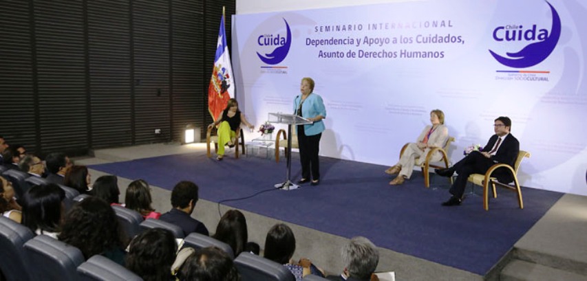 Presidenta Bachelet inaugura Seminario Internacional de Cuidado y Derechos Humanos