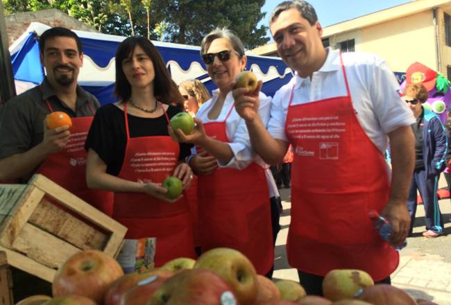 Ministra de Desarrollo Social y autoridades. 