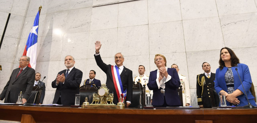 Sebastián Piñera Echenique asume como Presidente de la República de Chile 2018 - 2022