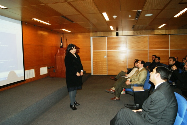 María Carolina Catepillán Lobos, Presidenta de la Corte de Apelaciones de San Miguel, brindó un mensaje al inicio del curso