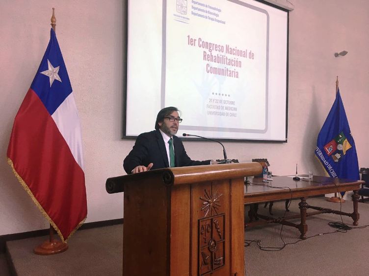 Director Nacional de Senadis participa en el Primer Congreso Nacional de Rehabilitación Comunitaria