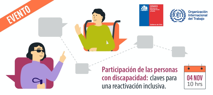 Evento internacional sobre Participación de las Personas con Discapacidad, Claves para una Reactivación Inclusiva