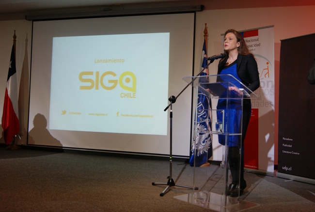 Directora Nacional del Senadis, María Ximena Rivas, presenta SIGA Chile. 