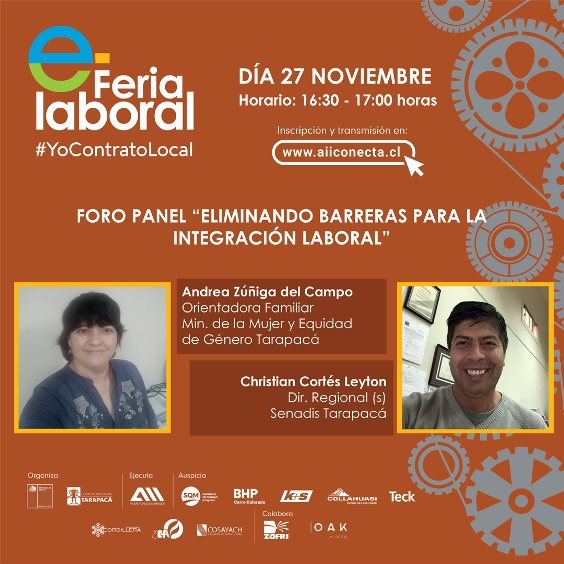 SENADIS Tarapacá participará en Feria Laboral #YoContratoLocal