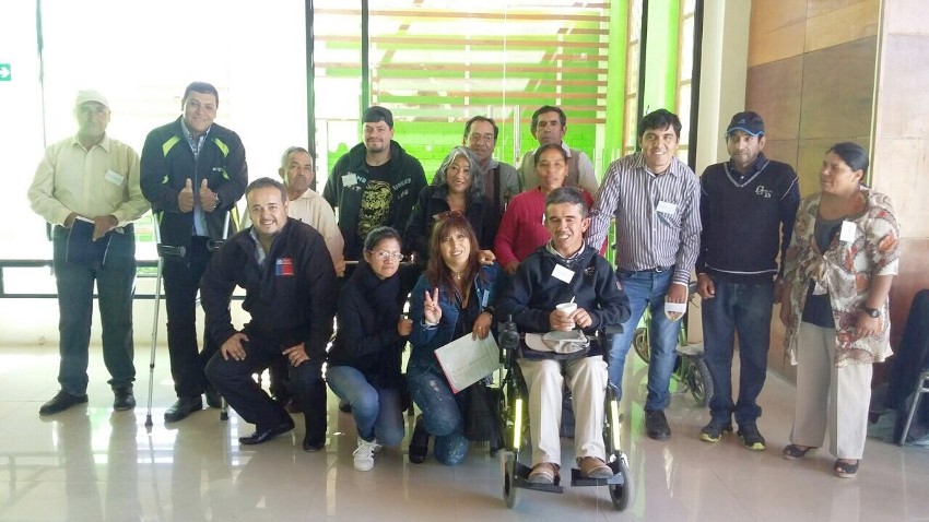 Agrupación de y para Personas con Discapacidad “Renacer Esperanza” participantes en Encuentro EDLI.