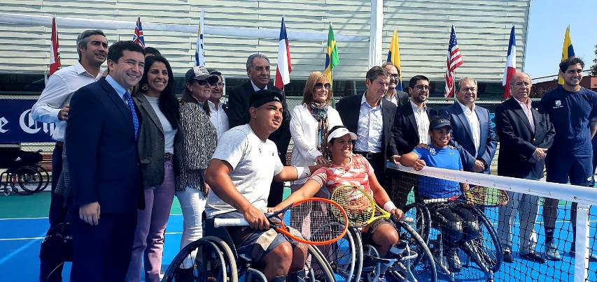 Senadis presente en la inauguración del Chilean Open de Tenis en Silla de Ruedas