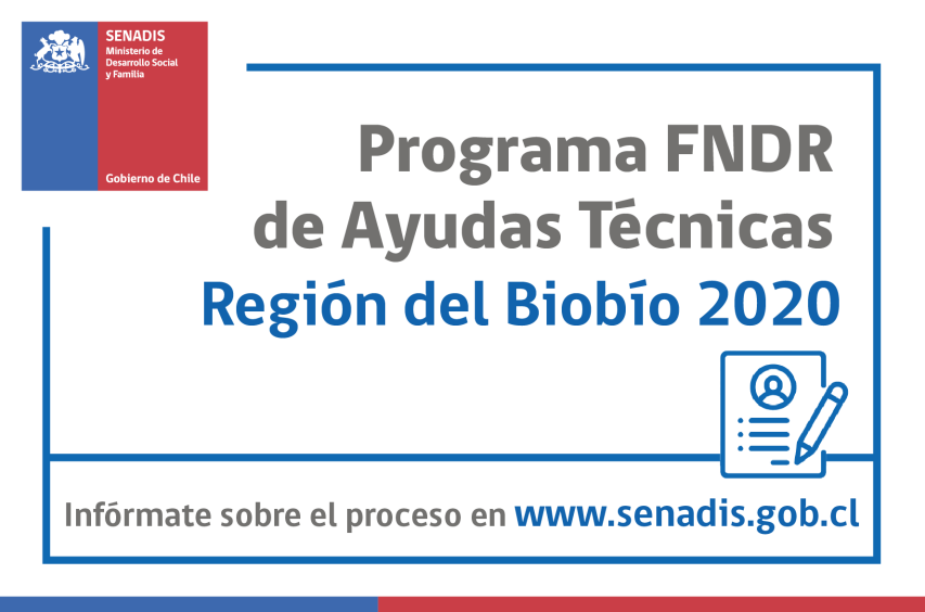 Programa FNDR de Ayudas Técnicas de la Región del Biobío año 2020.