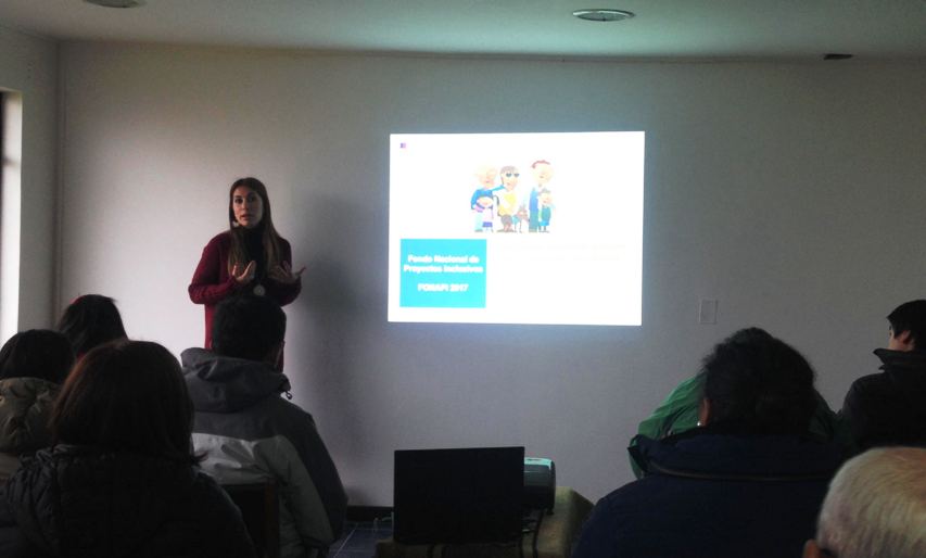 La Araucanía: Senadis realiza talleres de difusión Fondo Nacional de Proyectos Inclusivos